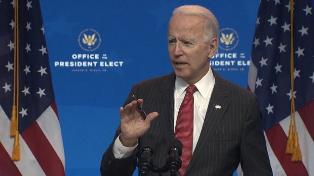 Joe Biden rules out a national lockdown to slow Covid-19 spread