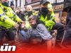 Liverpool anti Covid-19 lockdown – protesters clash with cops