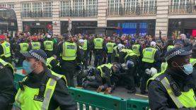 Police clash with anti-lockdown demonstrators in central London | Coronavirus