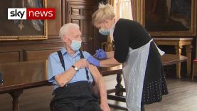 COVID-19: WWII veteran among first Chelsea Pensioners to get vaccine