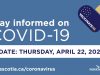 pdate COVID-19 for Nova Scotians: Thursday, April 22