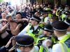 Anti-vax protesters clash with police at old BBC headquarters