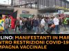 Berlino: manifestanti in marcia contro restrizioni Covid-19 e campagna vaccinale