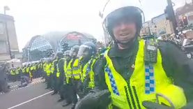 Live Feed Part Three Kettled By Gang Newcastle Protest.