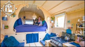 She built THIS during Covid lockdown?! $15k Gypsy Wagon Tour