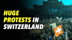 Huge protests in Switzerland. Protests in Estonia, Ireland, Italy and France