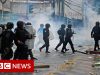 Riot police deployed in Guatemala after protesters breach Congress – BBC News