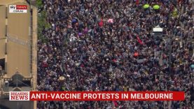 Protests against vaccine mandates and pandemic laws in Melbourne