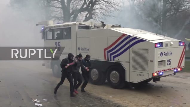 Belgium: Clashes, arrests at anti-COVID-restrix protest in Brussels