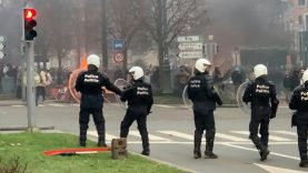 Clashes as tens of thousands protest Covid rules in Belgium | AFP